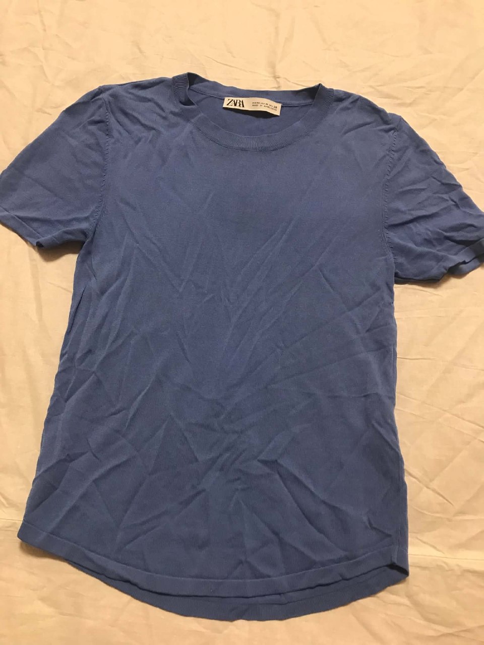 Синяя майка Zara, размер M