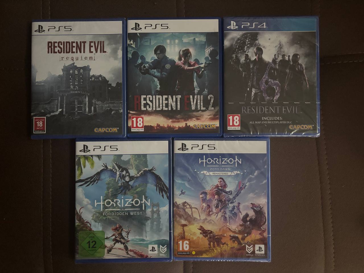 Игры для PS5/PS4: Resident Evil Requiem, RE6, RE2, Horizon Forbidden West, Horiz