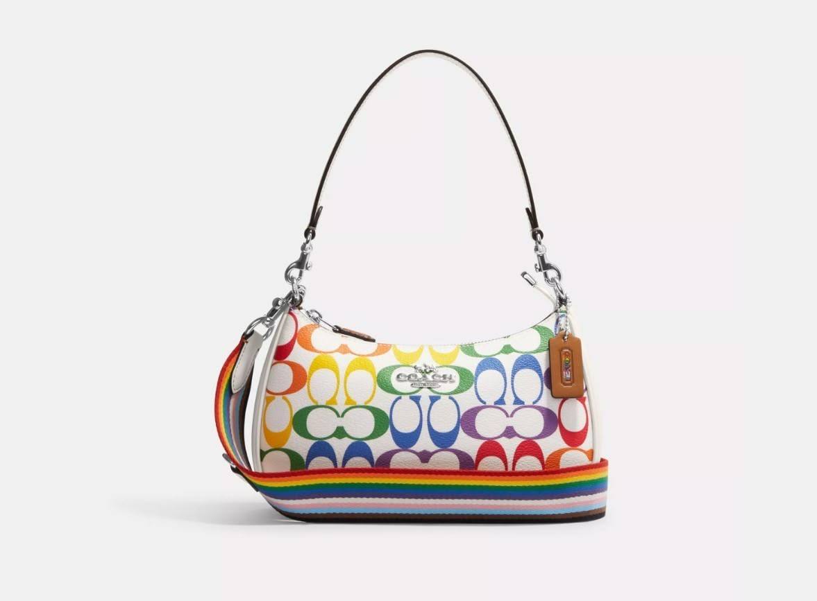Сумка Coach лимитированная для Европы, натуральная кожа