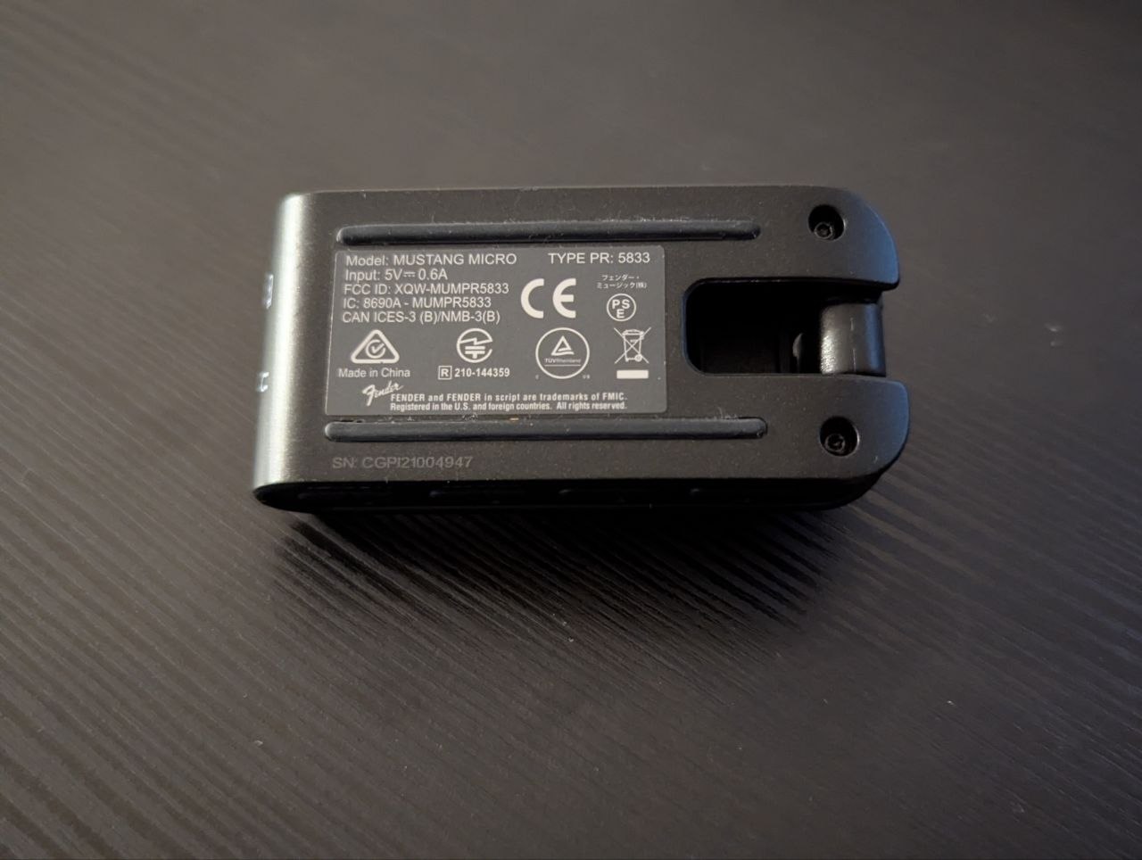 Fender Mustang Micro гитарный усилитель