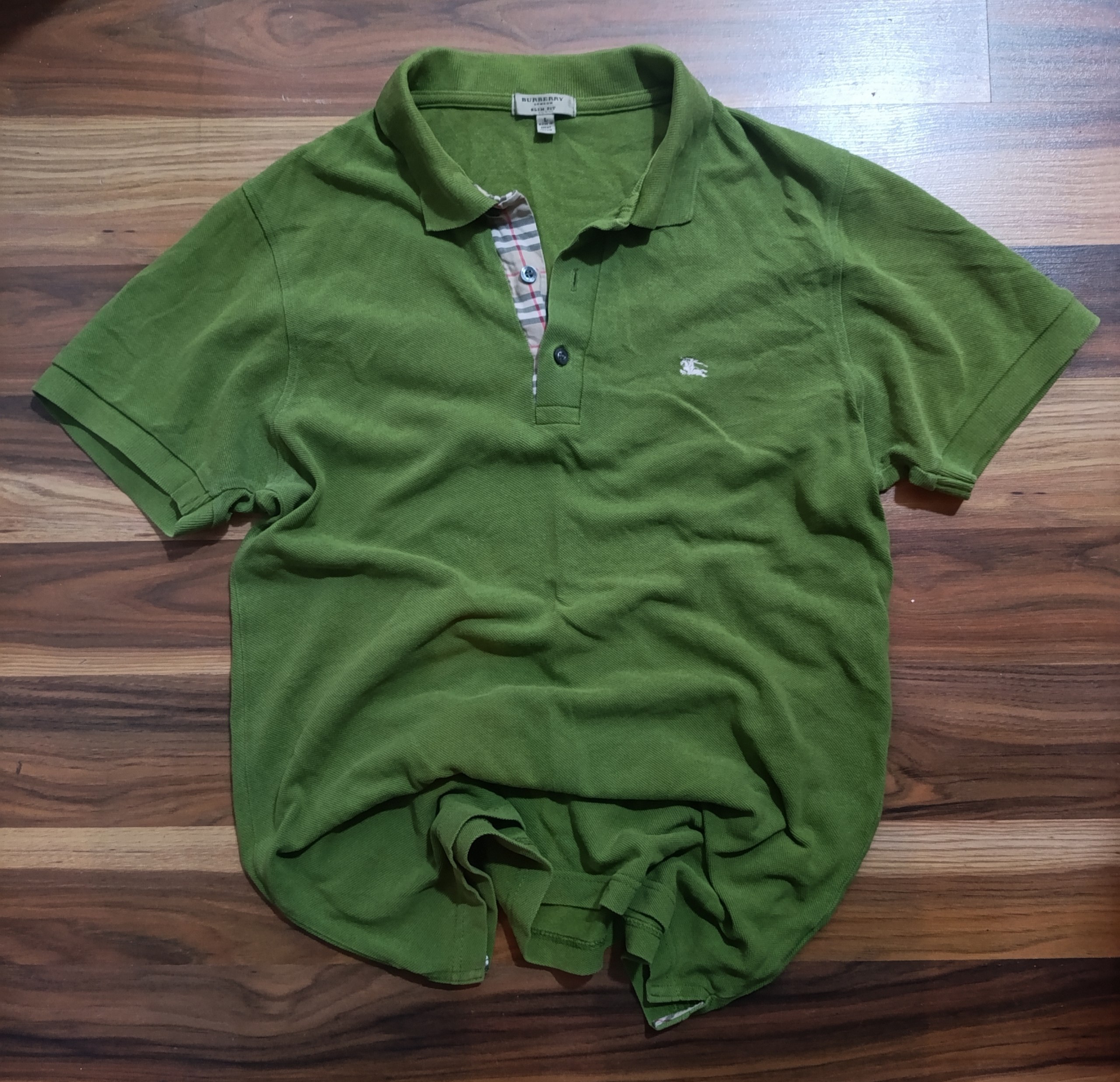 Поло Burberry, slim fit, размер L