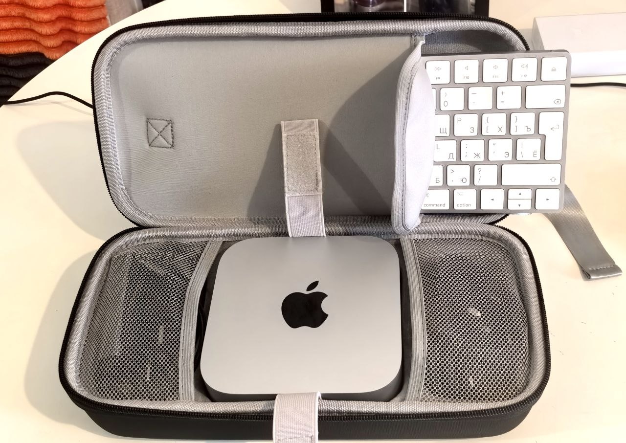 Mac mini M4 16GB/256GB с клавиатурой Magic Keyboard 2 и аксессуарами