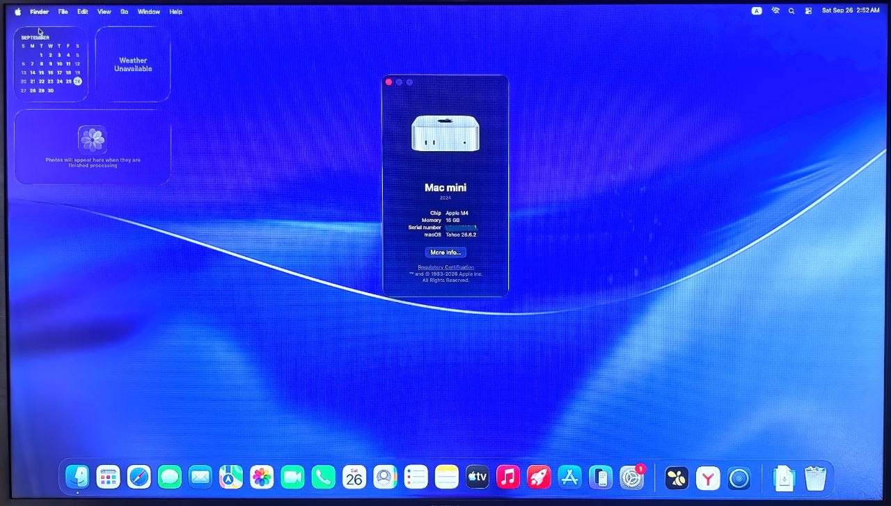 Mac mini M4 16GB/256GB с клавиатурой Magic Keyboard 2 и аксессуарами
