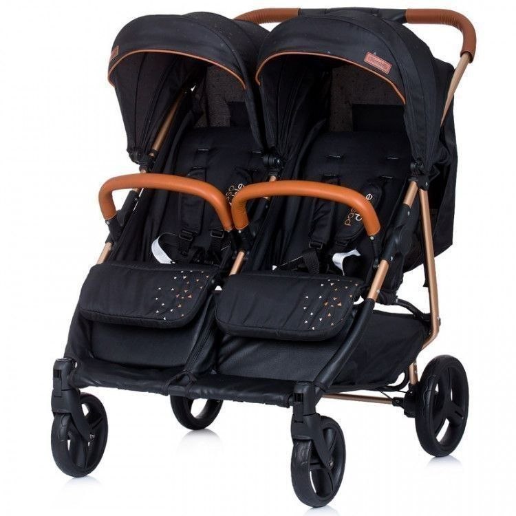 Прогулочная коляска для двойни Chipolino Passo Doble