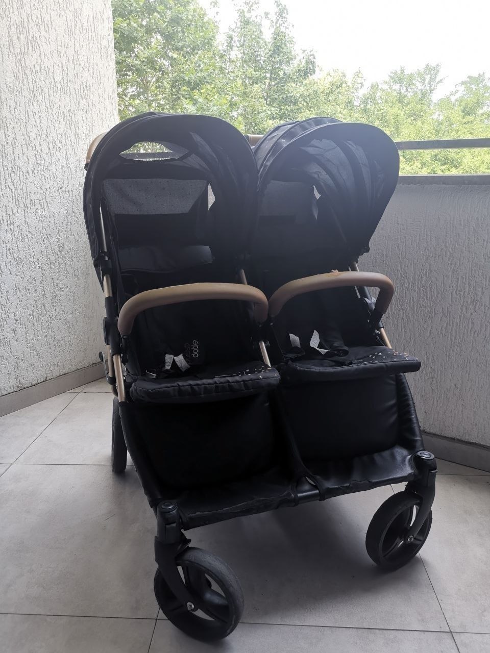 Прогулочная коляска для двойни Chipolino Passo Doble