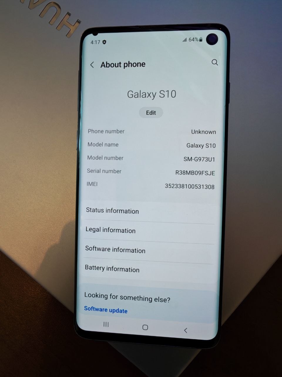 Samsung Galaxy S10