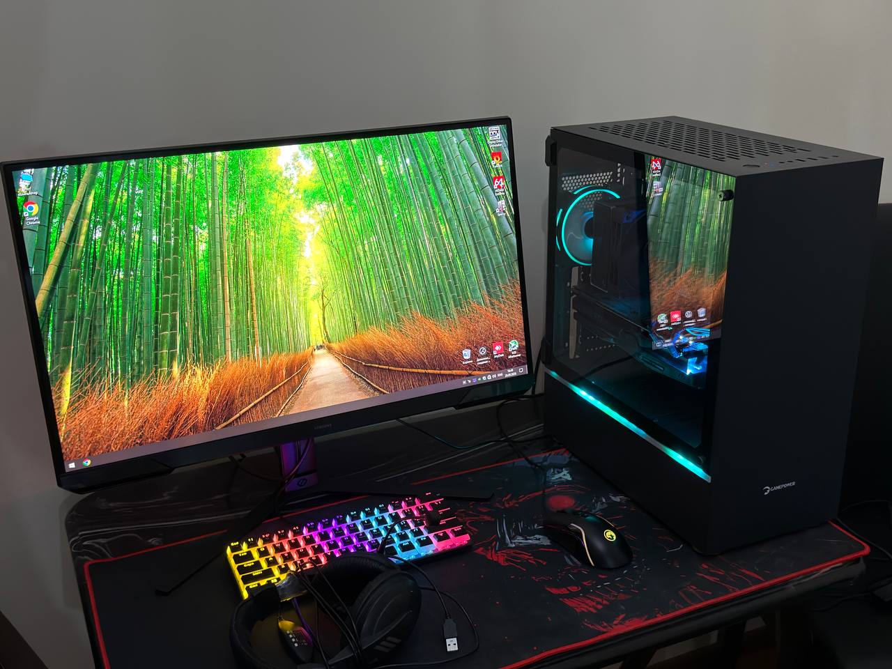 Игровой ПК (MSI X470, RTX 2080 Ti, 32GB) + монитор 27" 180Hz