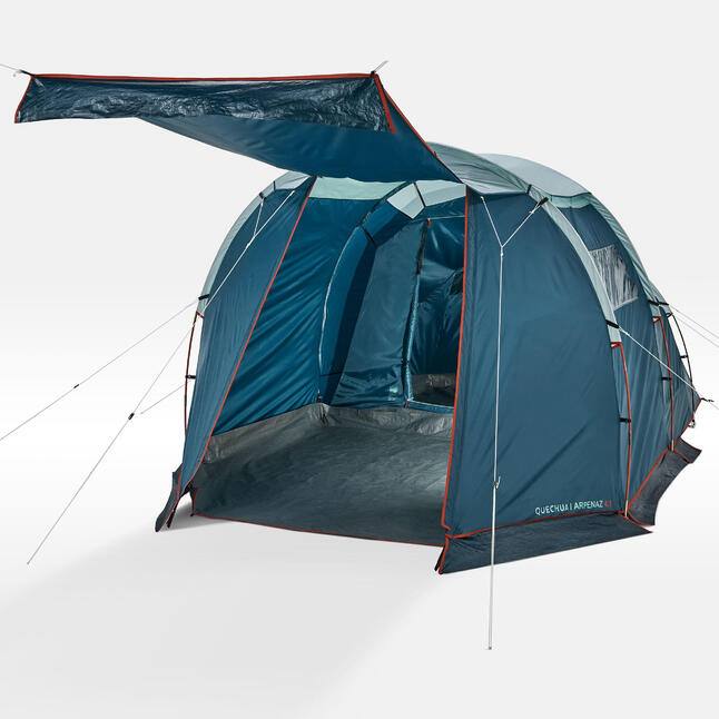 Палатка Decathlon Quechua Arpenaz 4.1 Fresh & Black