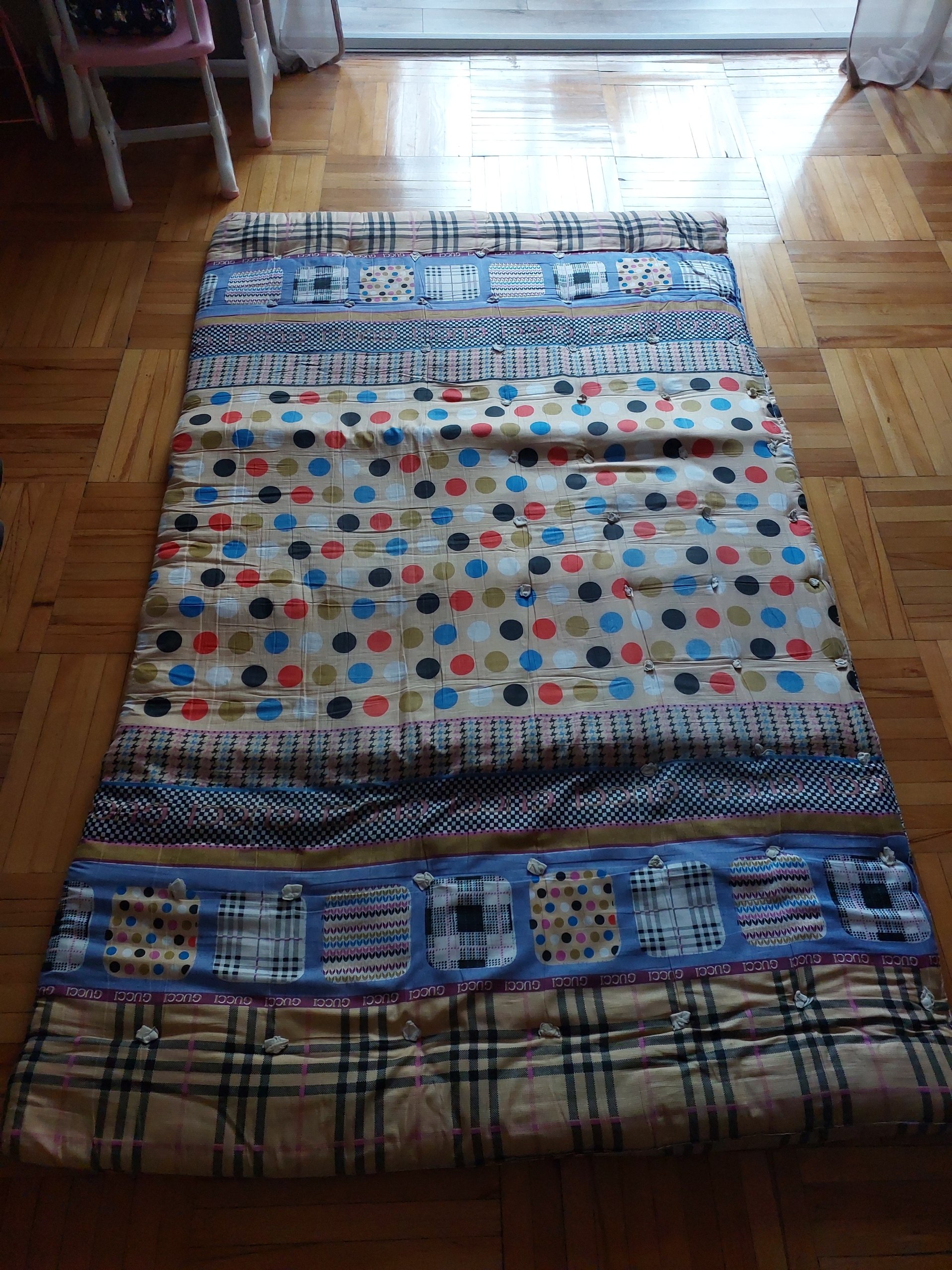 Ватный матрас 130 см × 2.20 м