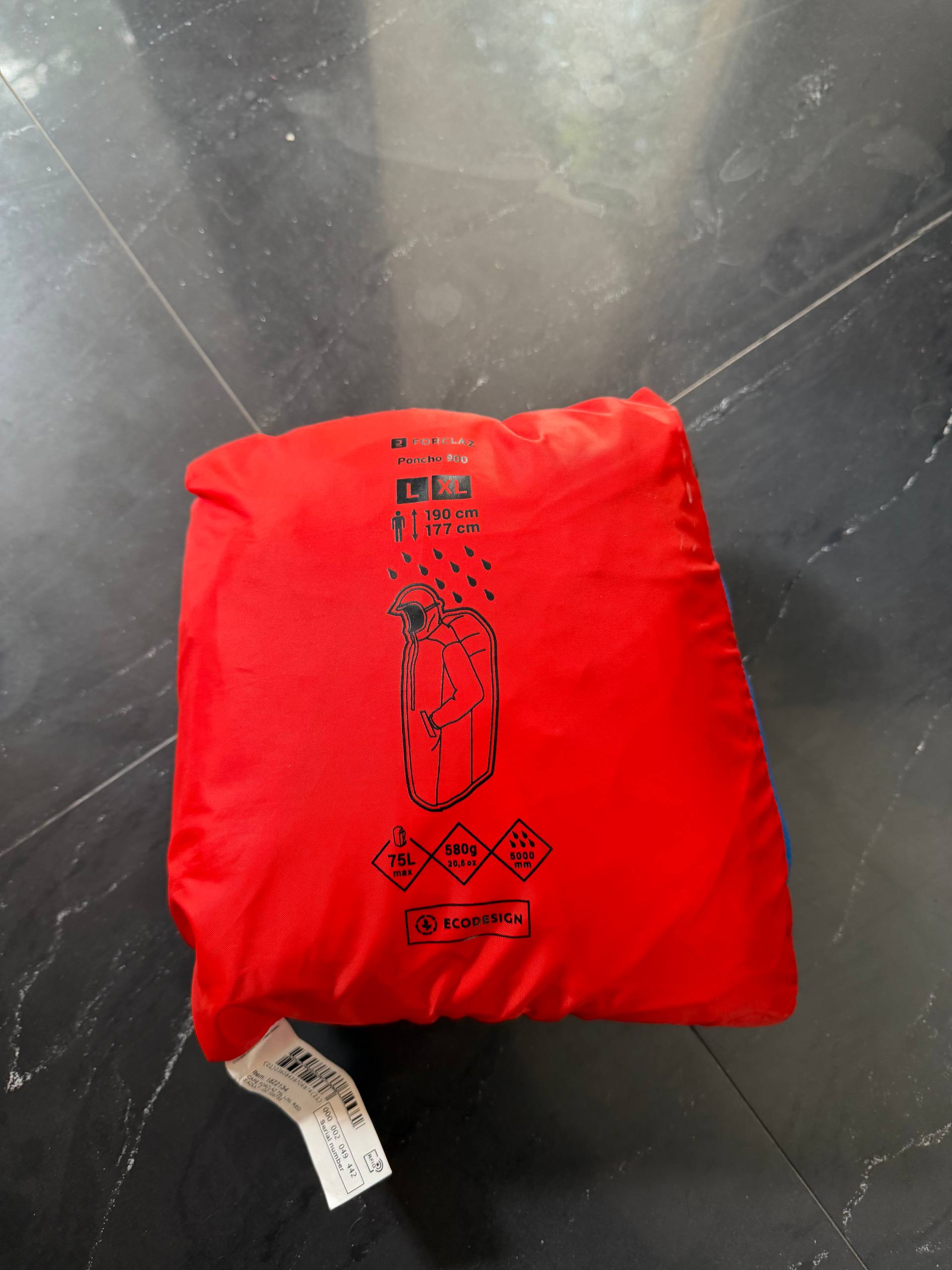 Дождевик-пончо Forclaz/Quechua Poncho 900, L/XL