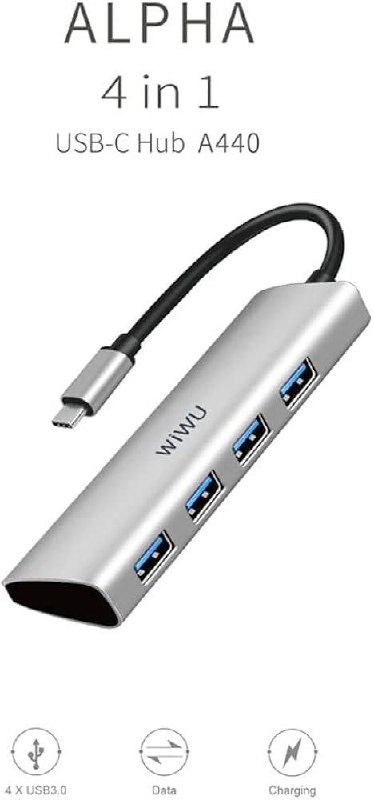 USB-C хаб WIWU Alpha A440G 4-в-1