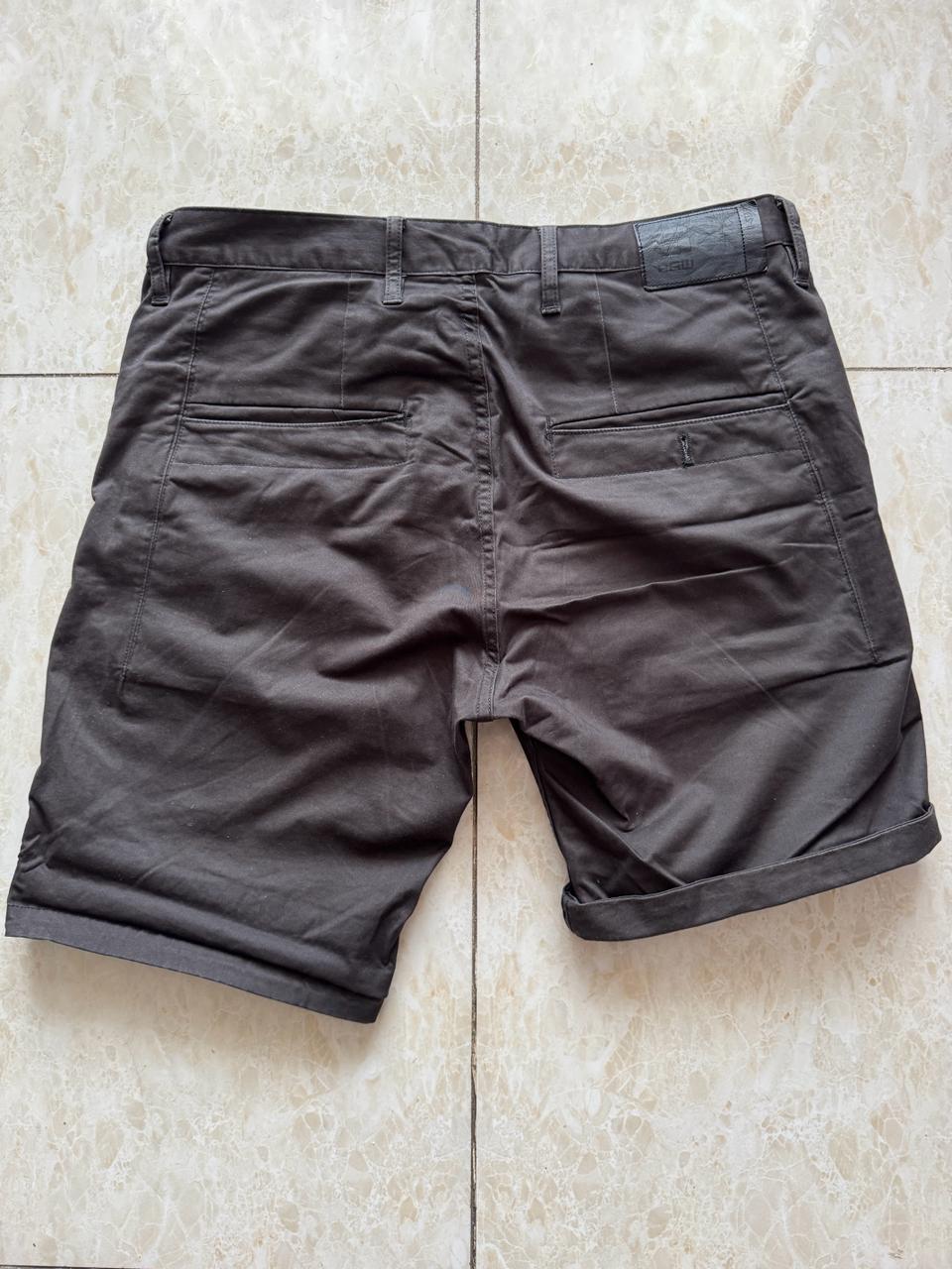 G-Star Men's Raven Brown Valdo Bronson 1/2 Shorts