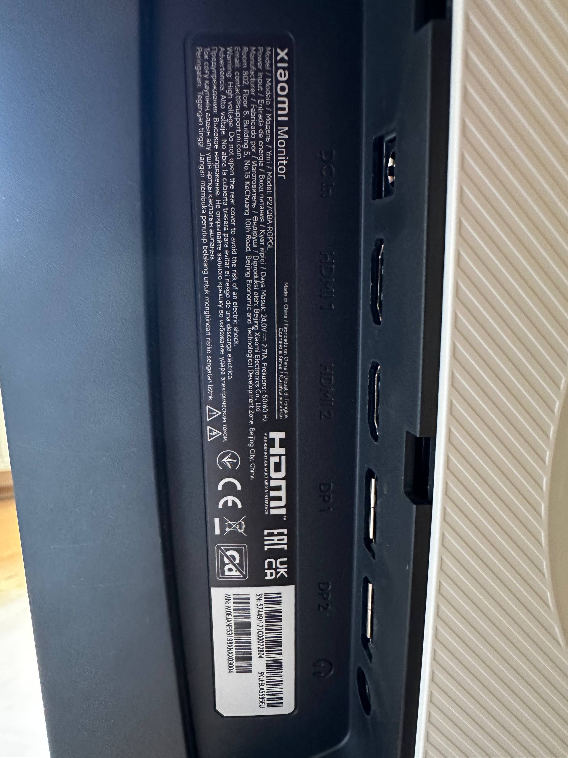 Xiaomi Mini LED Gaming Monitor G Pro 27i 27" 2K 180Hz