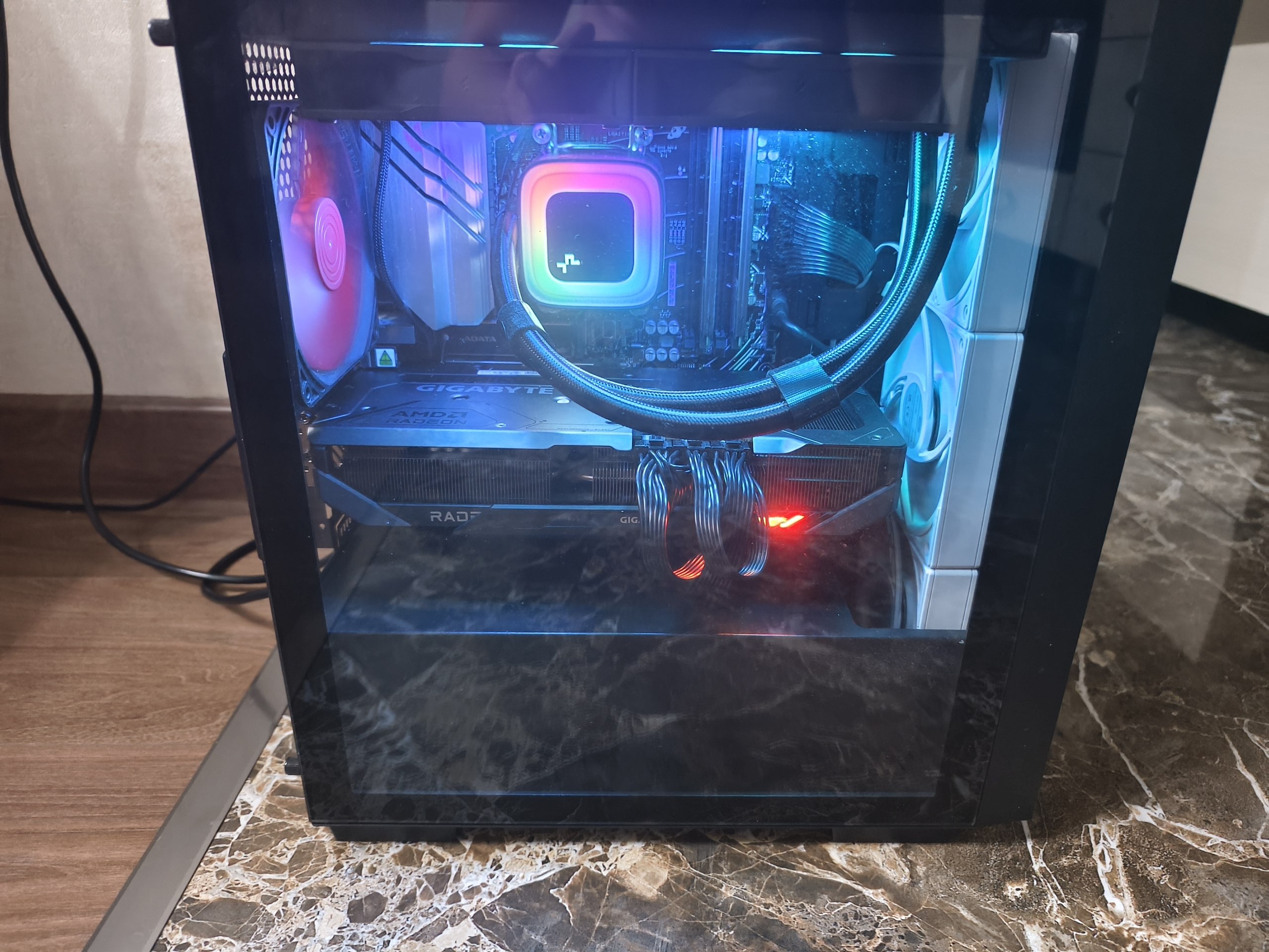 Игровой ПК: Ryzen 7 7800X3D, Radeon RX 9070 XT 16GB, 32GB DDR5, 2TB NVMe