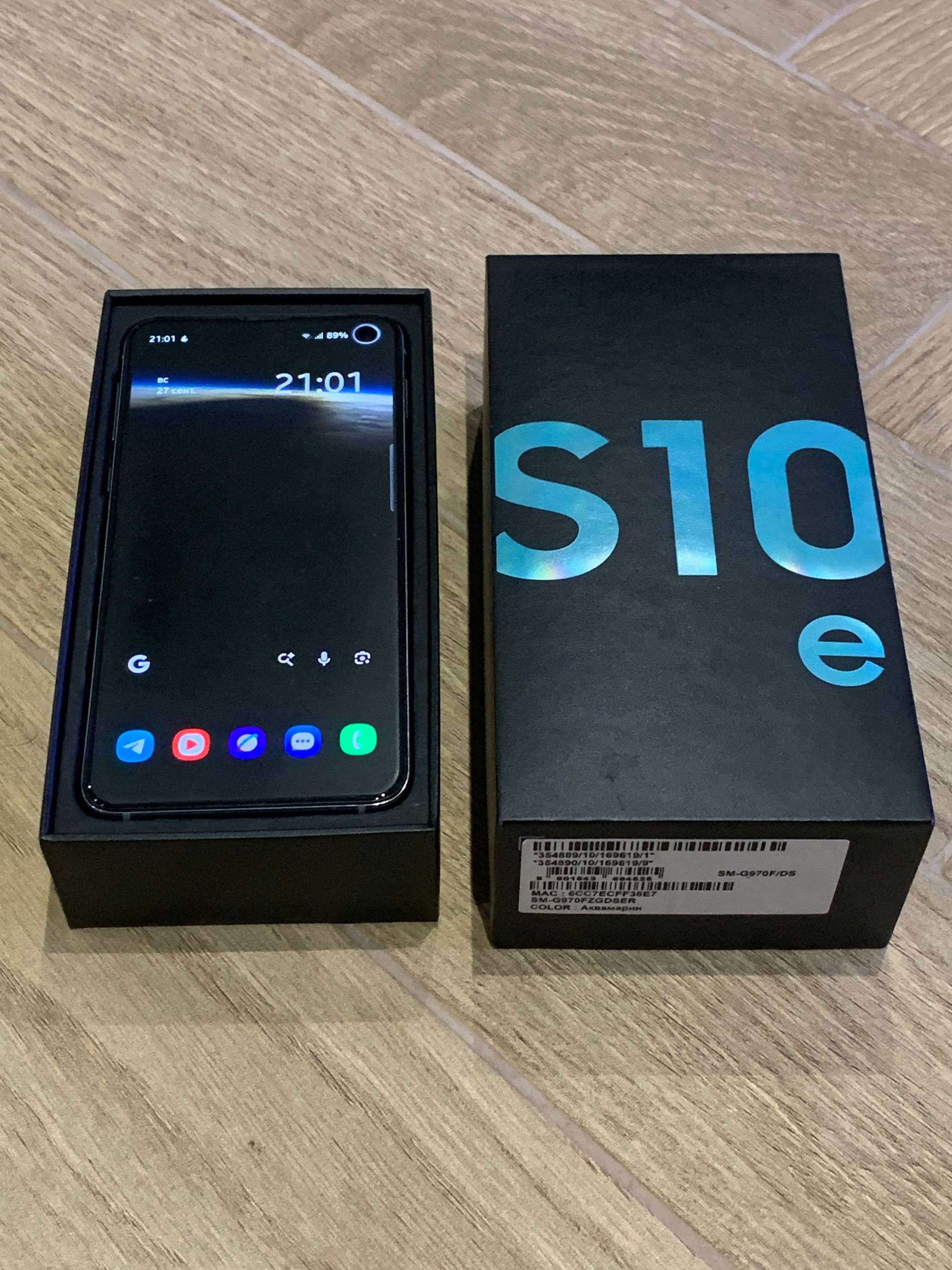 Samsung Galaxy S10e 6/128GB (Аквамарин)