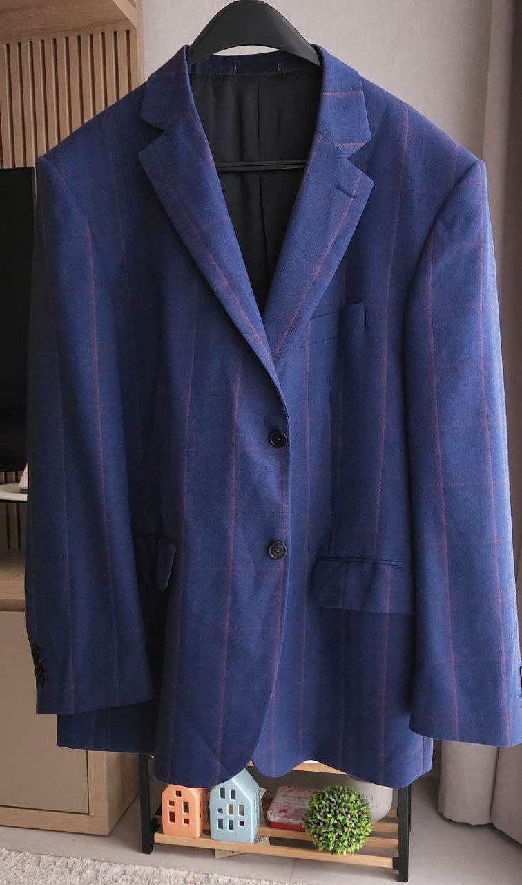 Мужской пиджак SCABAL из 100% кашемира, XXL