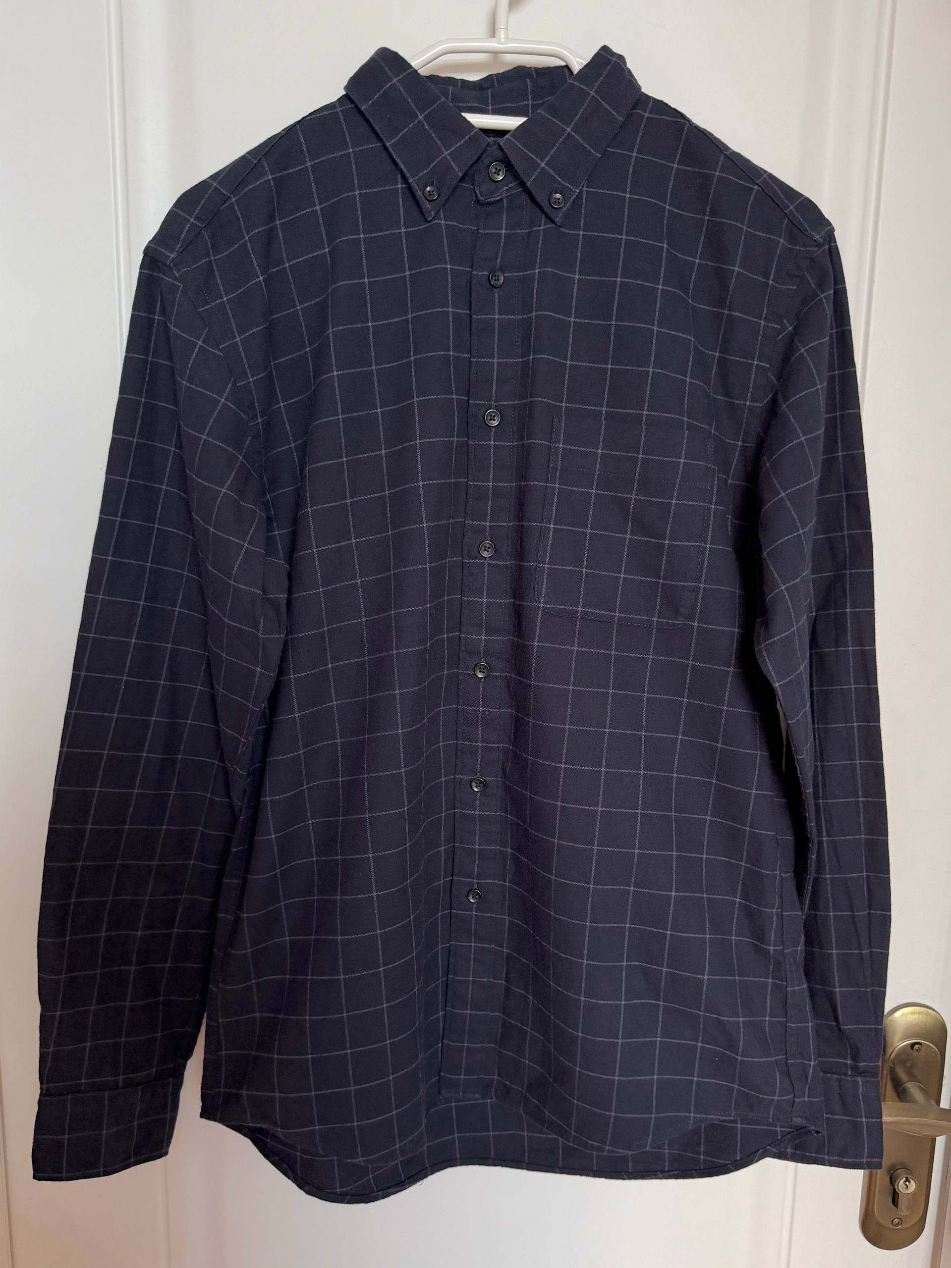 Рубашка мужская Uniqlo фланелевая XS