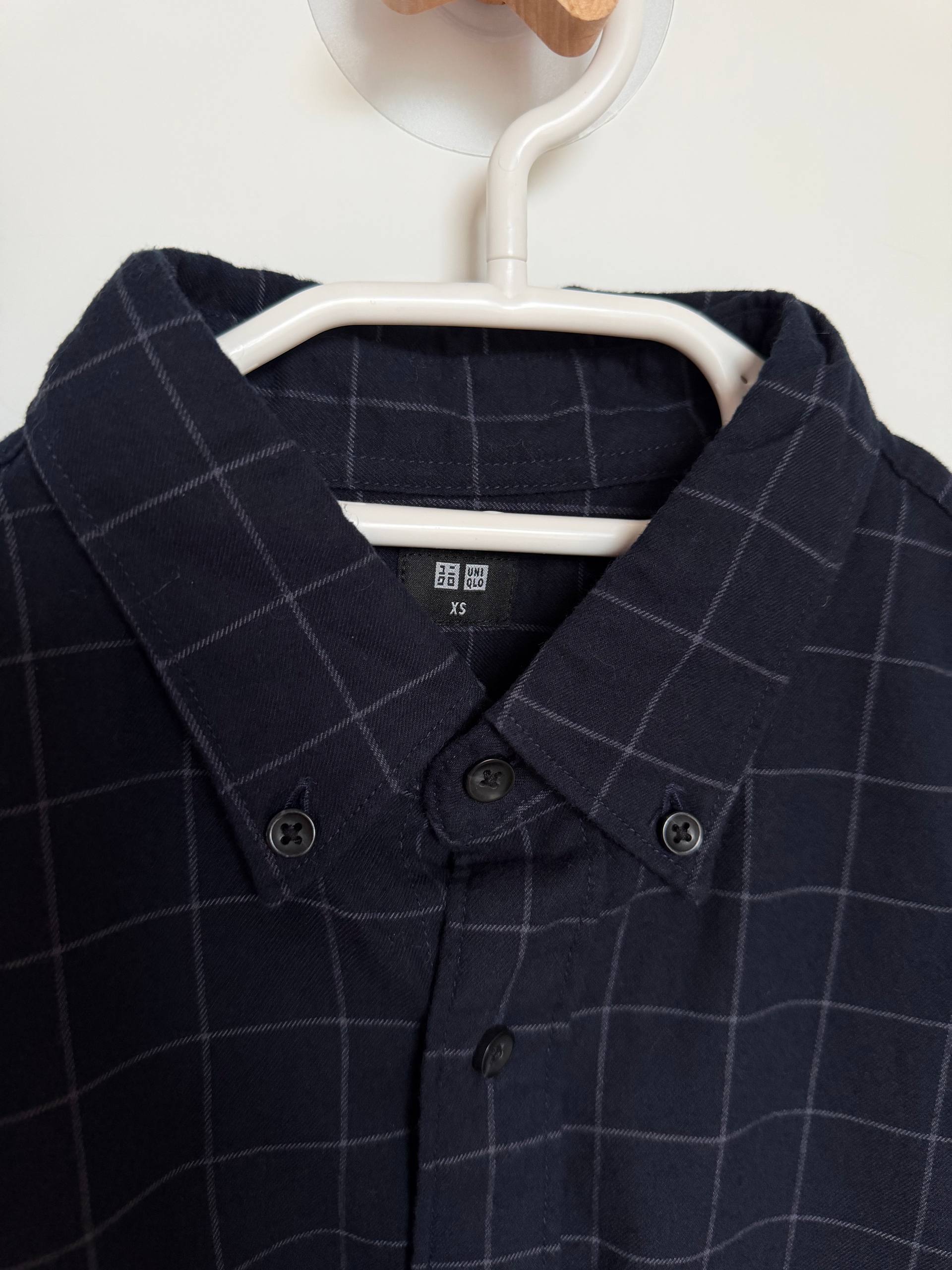 Рубашка мужская Uniqlo фланелевая XS