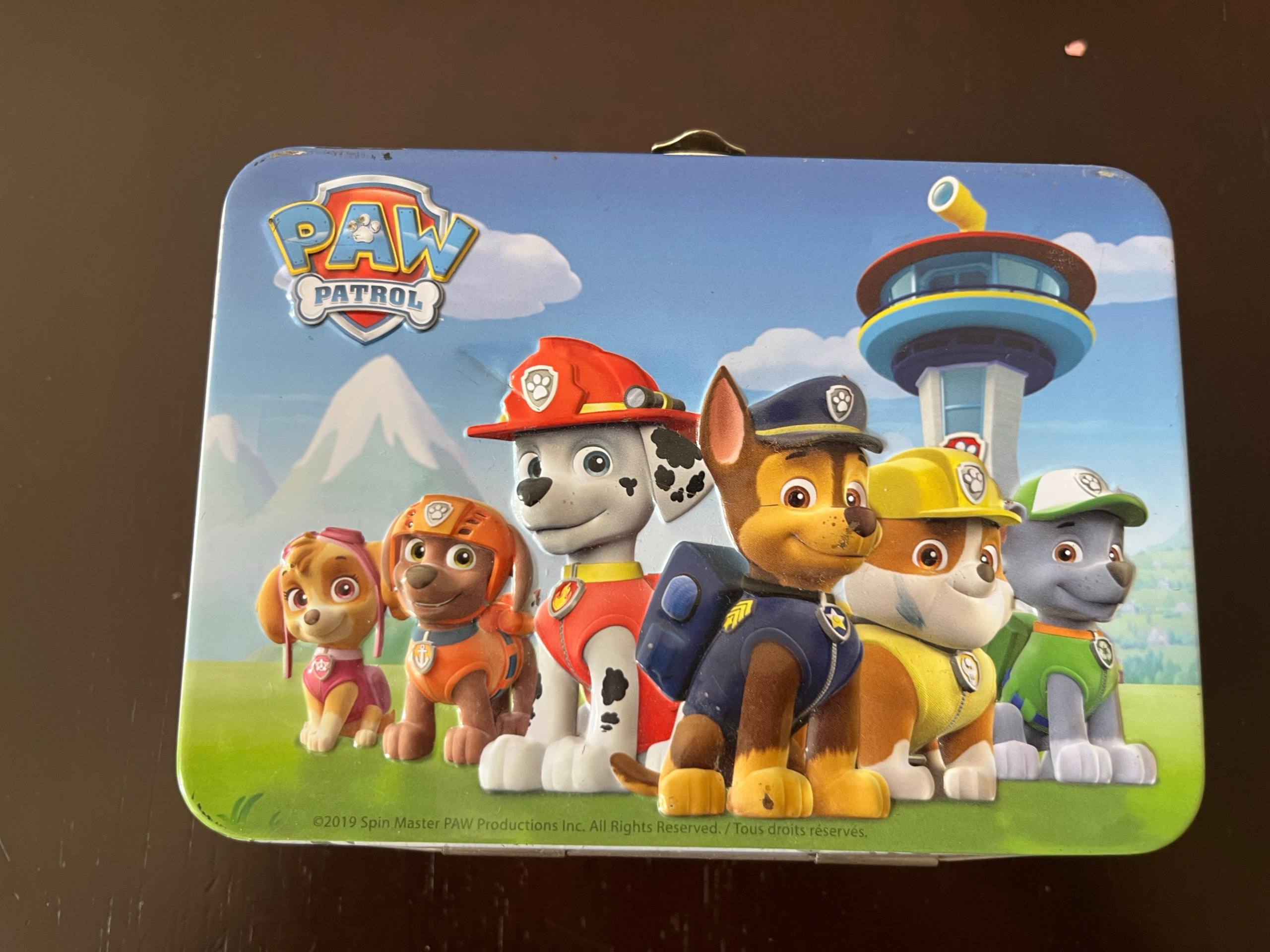 Настольная игра Щенячий патруль в жестяной коробке