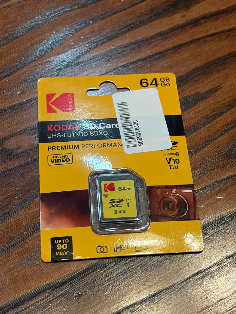 Карта памяти Kodak SDXC 64 GB