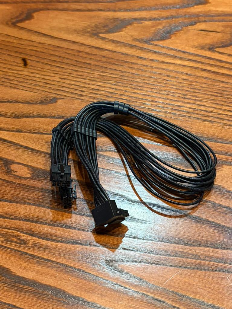 Кабель питания для видеокарты 12VHPWR → 2×8-pin, 0.6 м