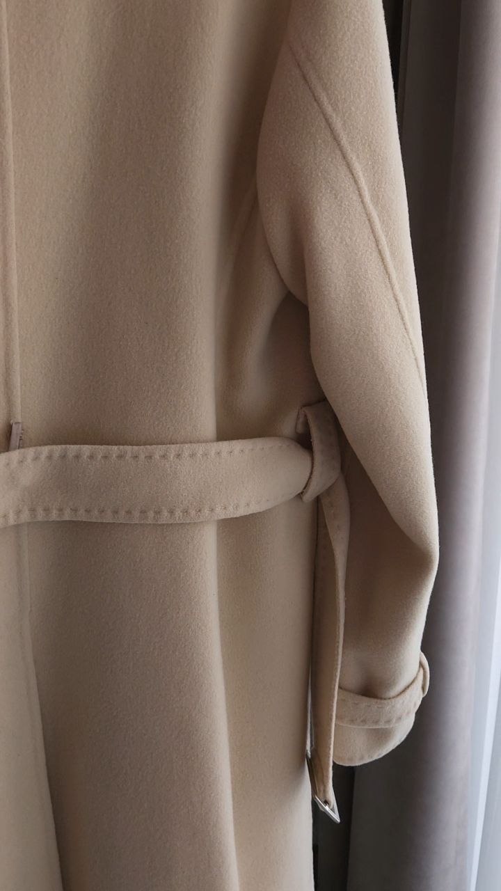 Кашемировое пальто-тренч Jil Sander, размер 38 FR