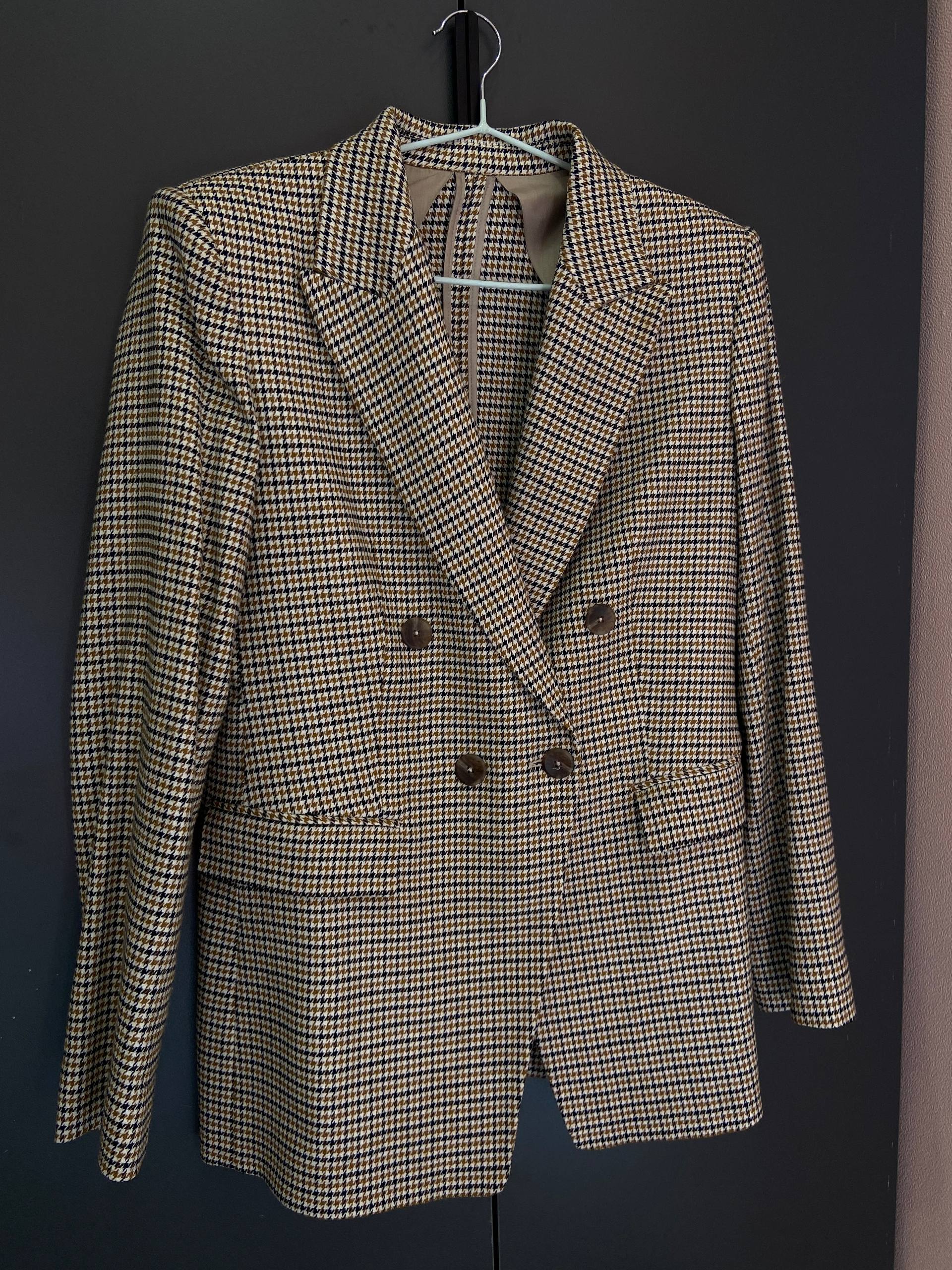 Пиджак Massimo Dutti оверсайз, шерсть и кашемир, EUR 38