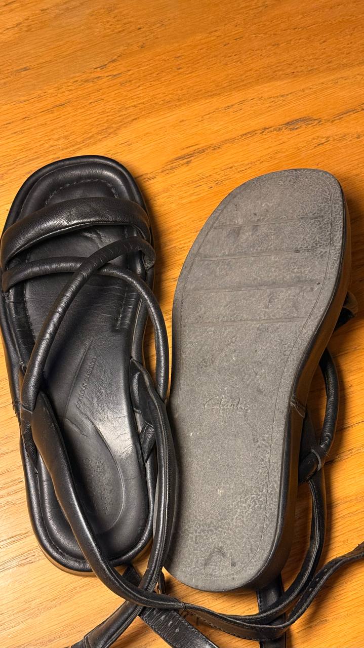 Сандалии Clarks черные 39 размер