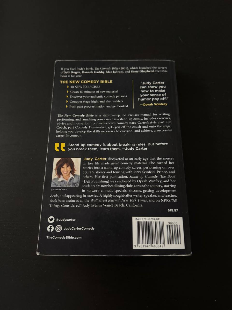Книга The NEW Comedy Bible, Джуди Картер