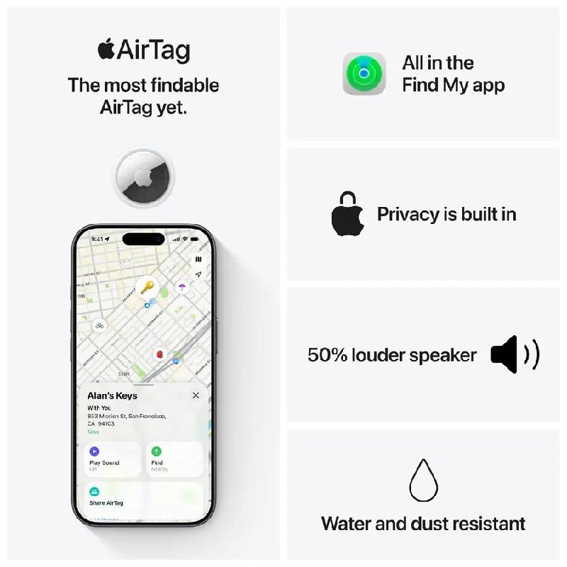 Apple AirTag (1 Pack) A2937