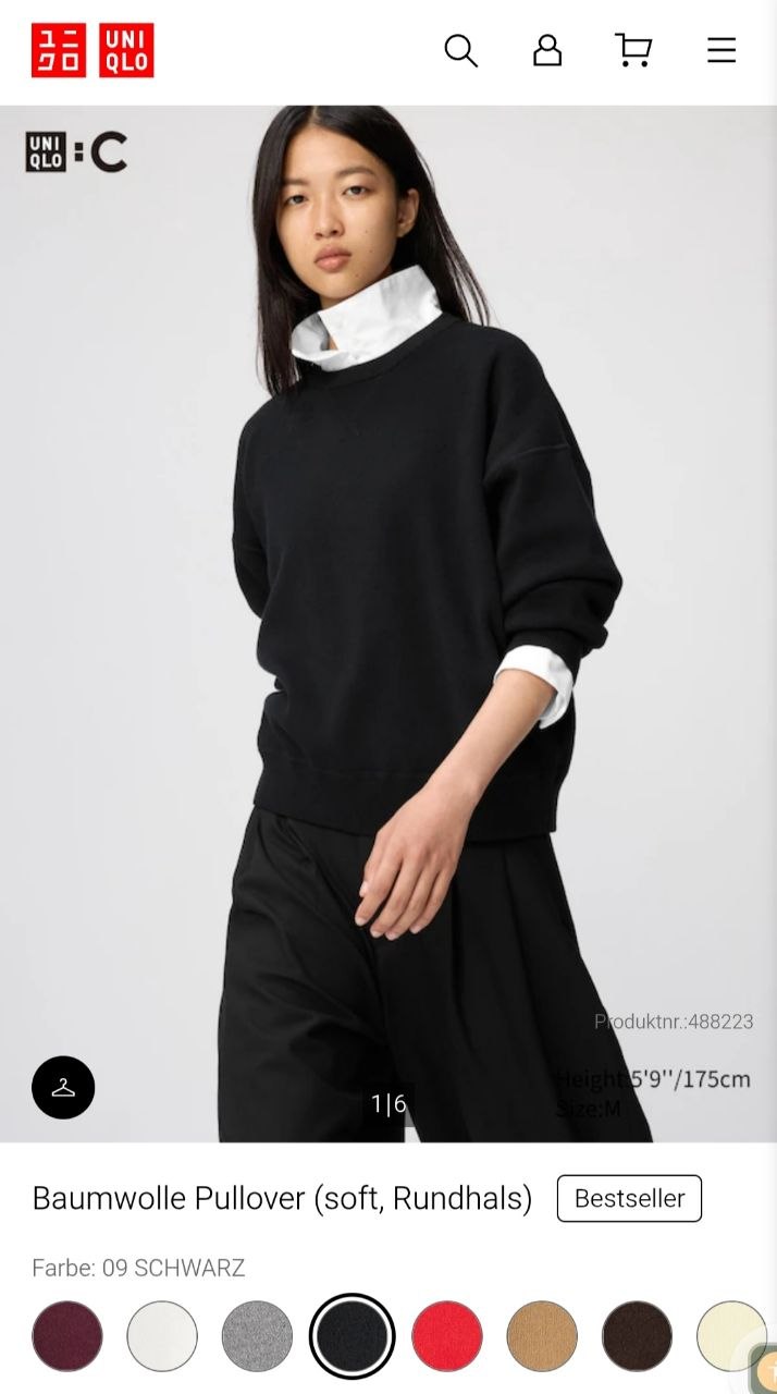 Пуловер Uniqlo C, размер M