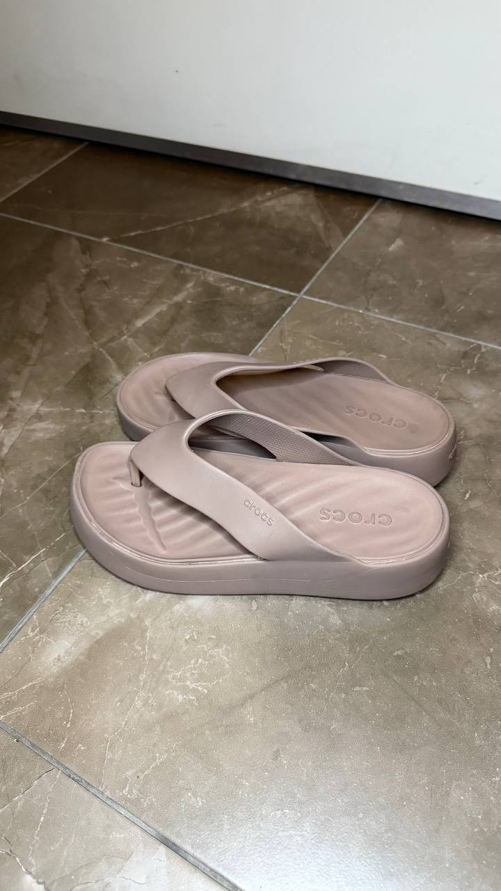 Crocs вьетнамки на платформе, размер 38-39