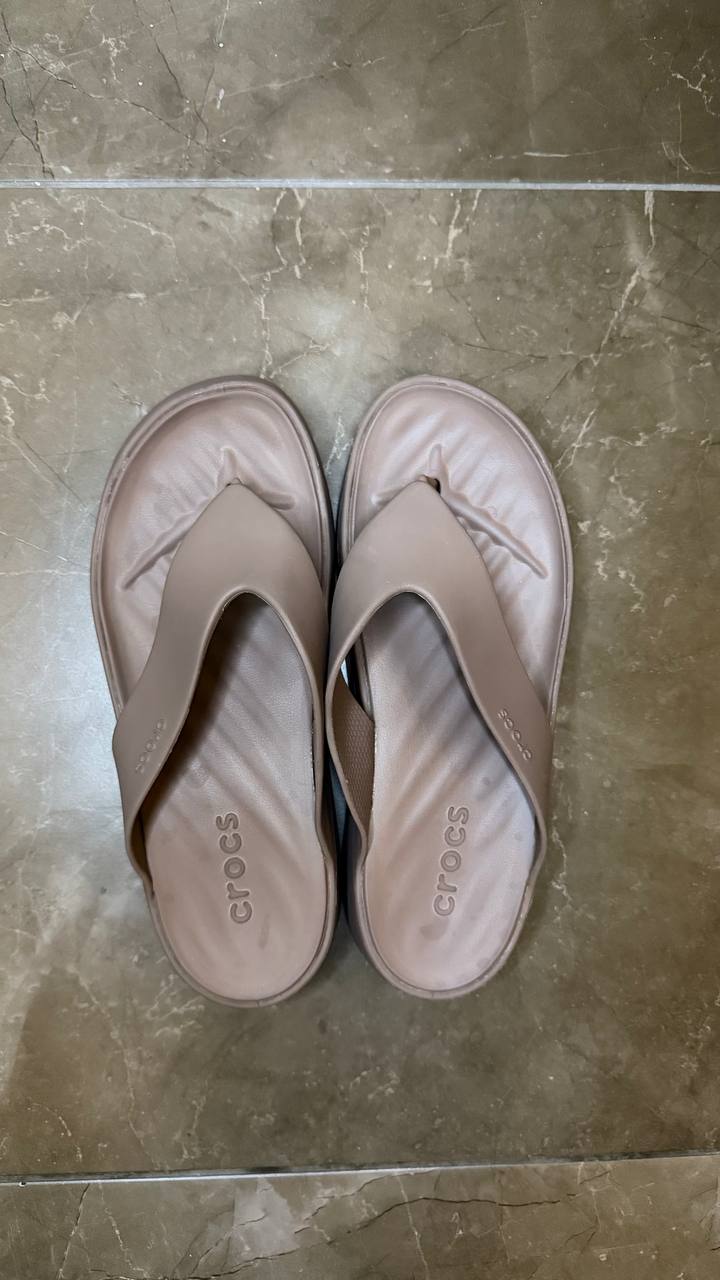 Crocs вьетнамки на платформе, размер 38-39