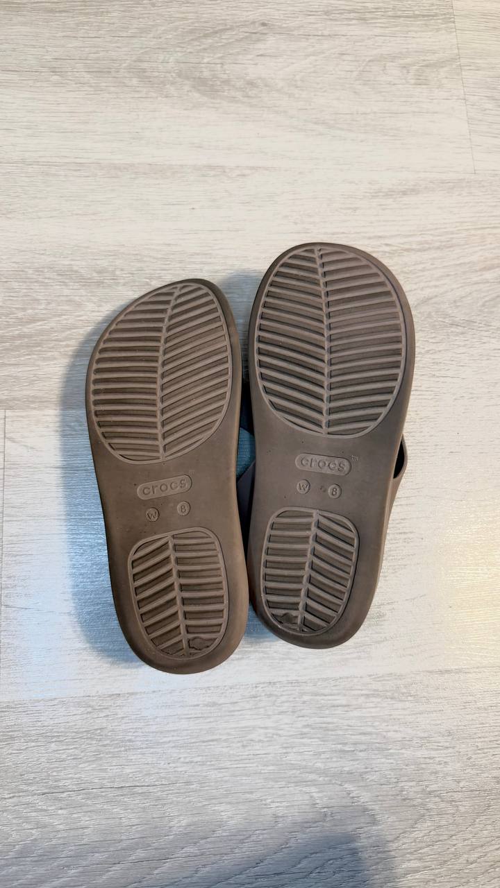 Crocs вьетнамки на платформе, размер 38-39