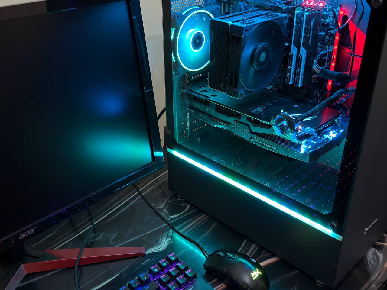 Игровой компьютер AMD Ryzen 3800X + RTX 2080 Ti 11GB
