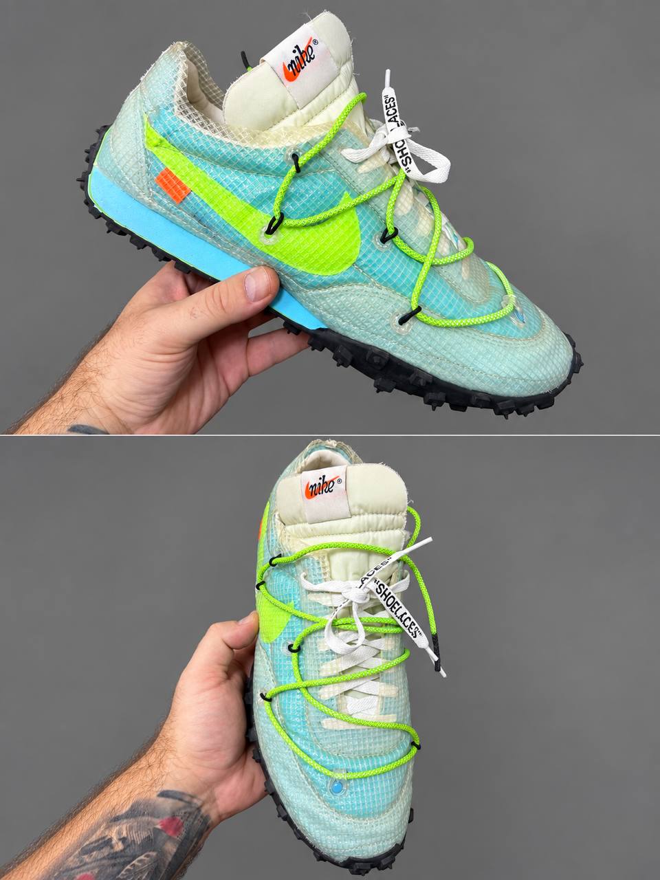 Off-White x Nike Waffle Racer, 43 размер