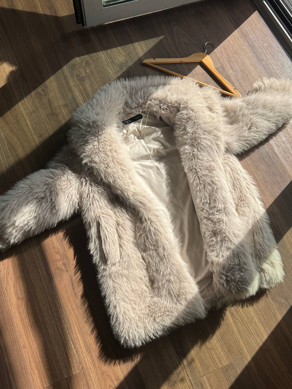 Женская шуба из искусственного меха Zara