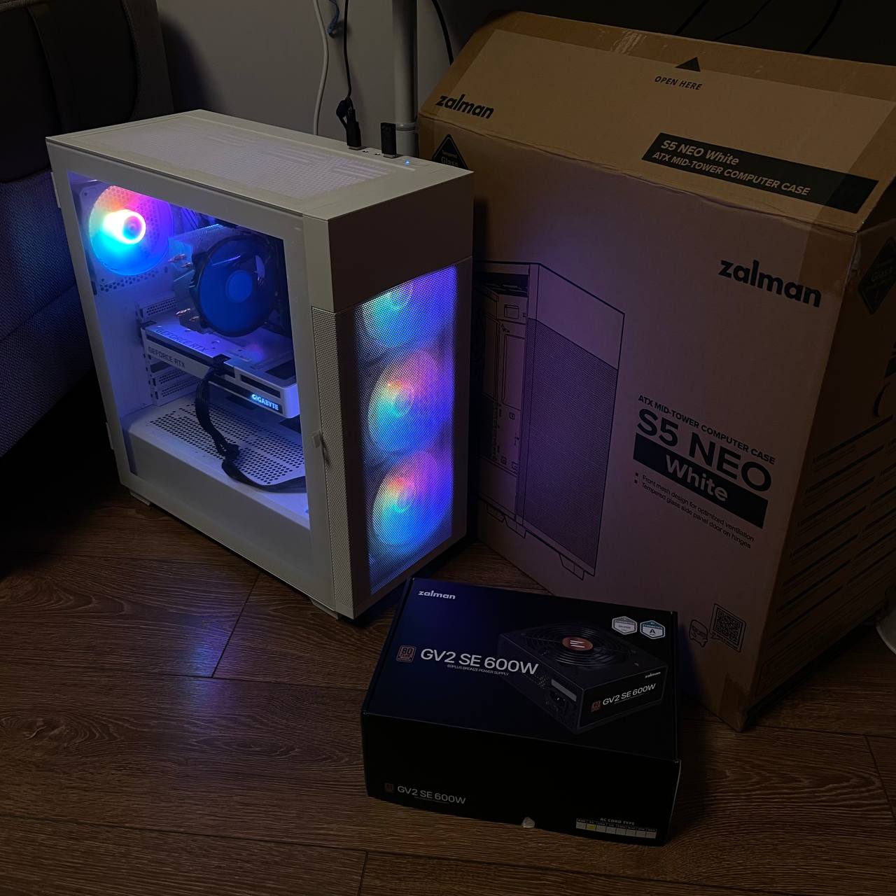 Корпус Zalman ATX Mid-Tower S5 Neo White