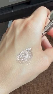 Тени жидкие Luxvisage с золотыми блестками