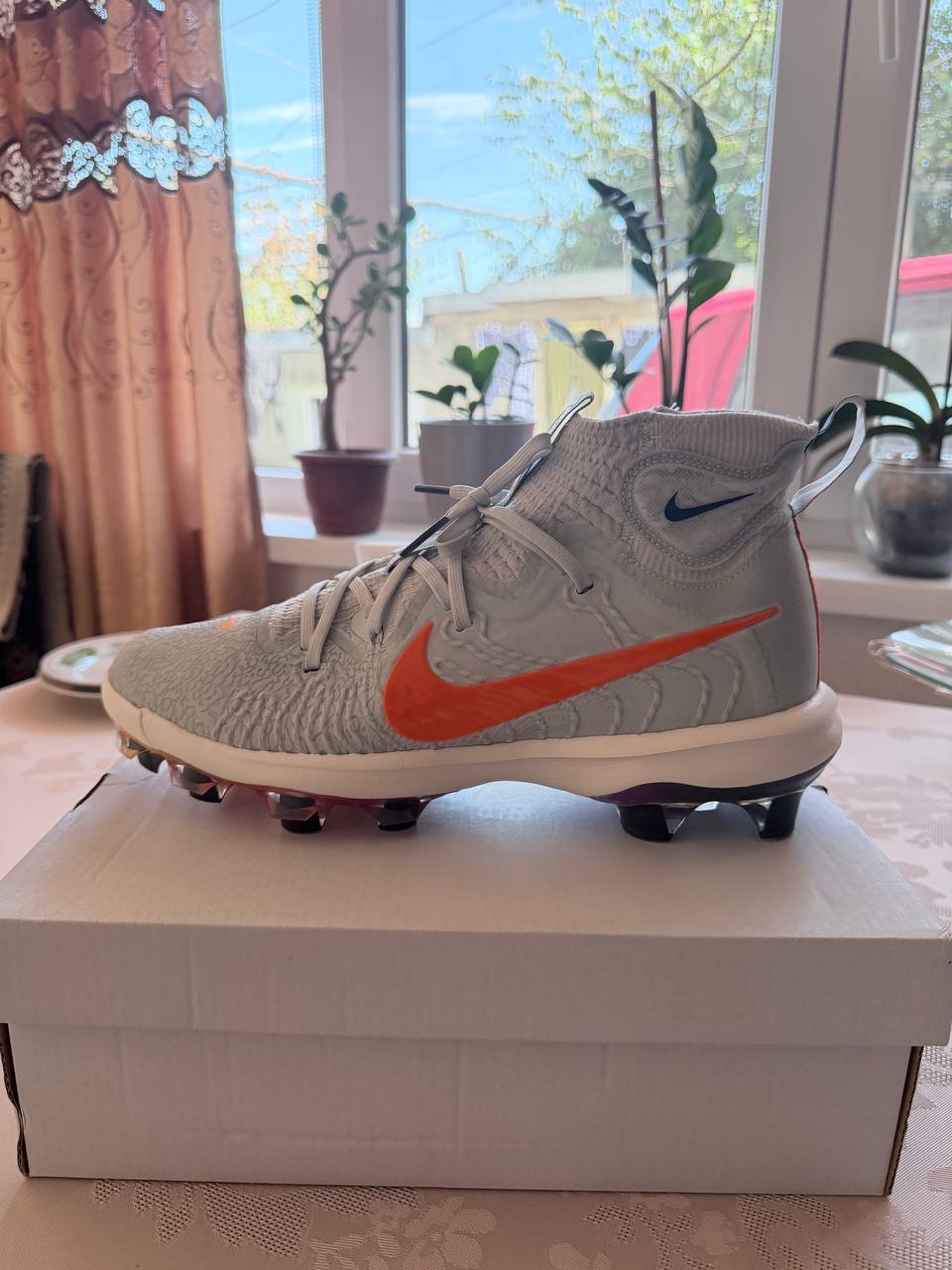 Футбольные бутсы Nike высокие, размер 45