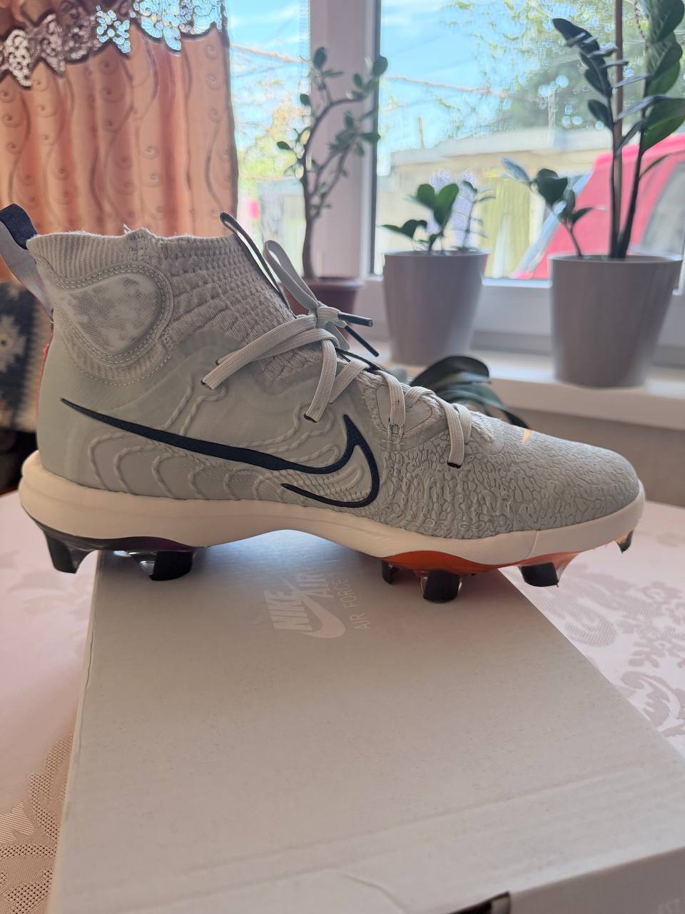 Футбольные бутсы Nike высокие, размер 45