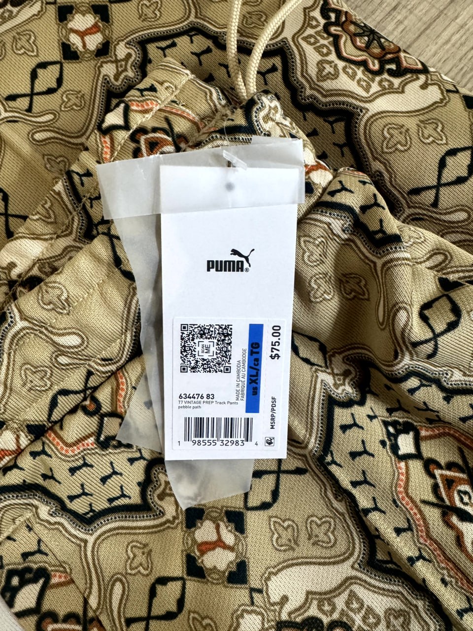 Спортивные брюки PUMA T7 Vintage Prep женские XL