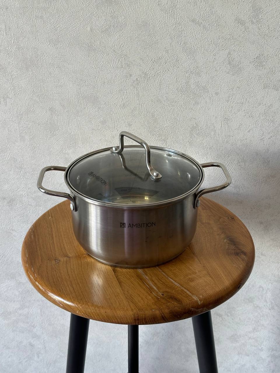 Кастрюля Ronig 6,8 л со стеклянной крышкой