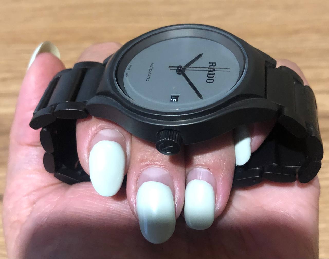 Часы RADO Swiss Made автоматические, чёрный корпус