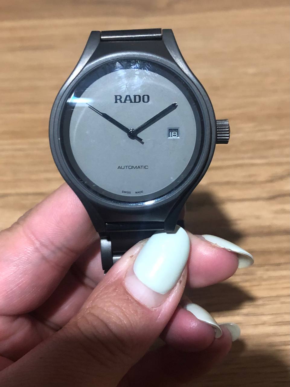 Часы RADO Swiss Made автоматические, чёрный корпус