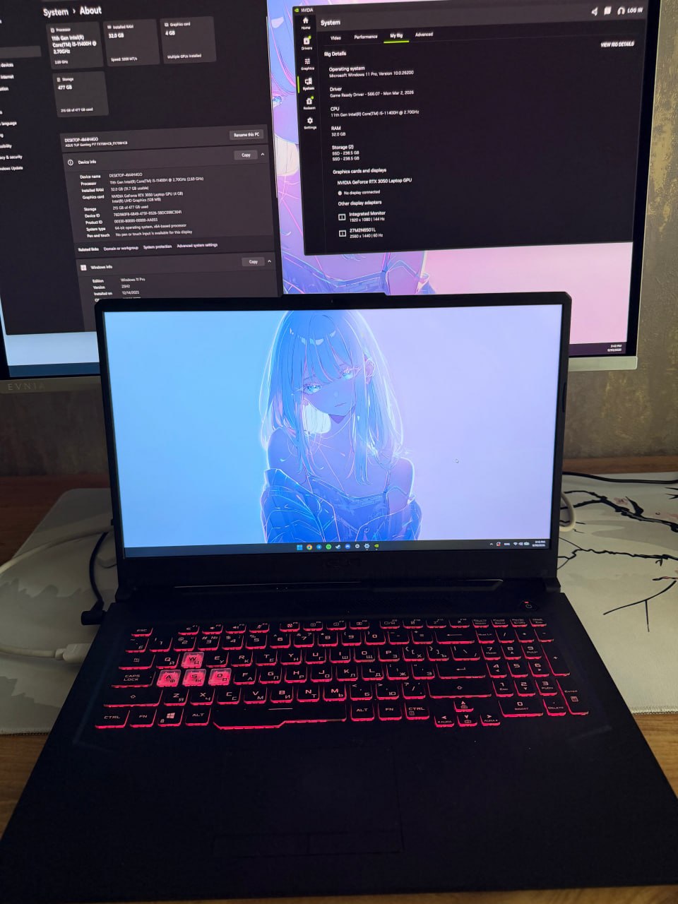 Игровой ноутбук ASUS TUF Gaming F17