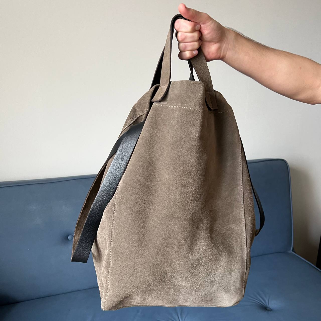 Кожаная сумка-котомка Massimo Dutti