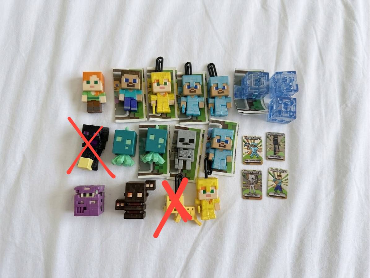 Фигурки Minecraft Kinder Joy (набор)