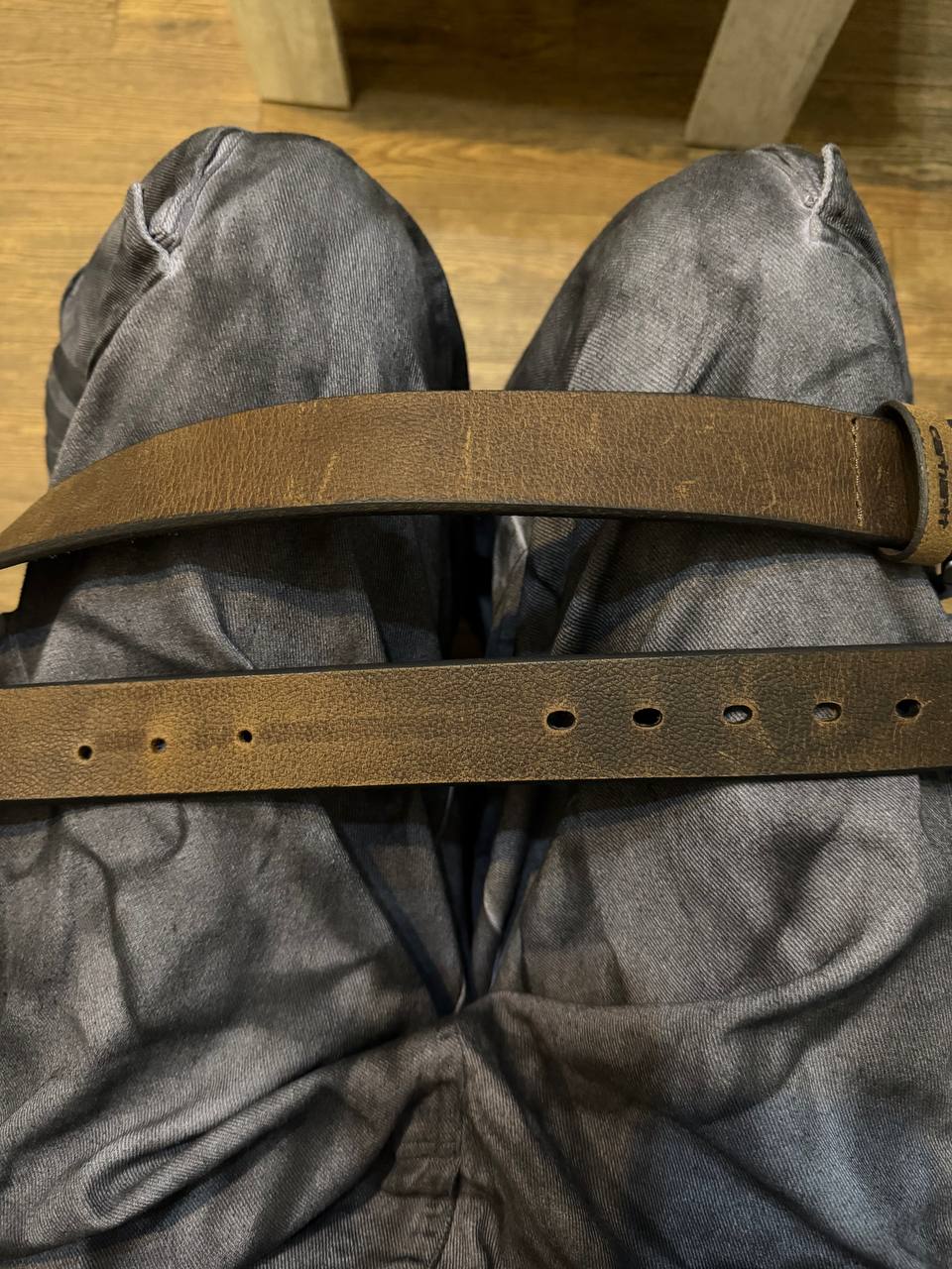 Кожаный ремень Carhartt Saddle Leather Belt, размер 44