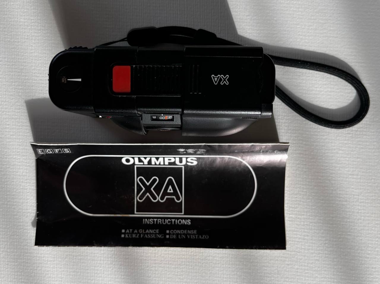Olympus XA + A16 Flash